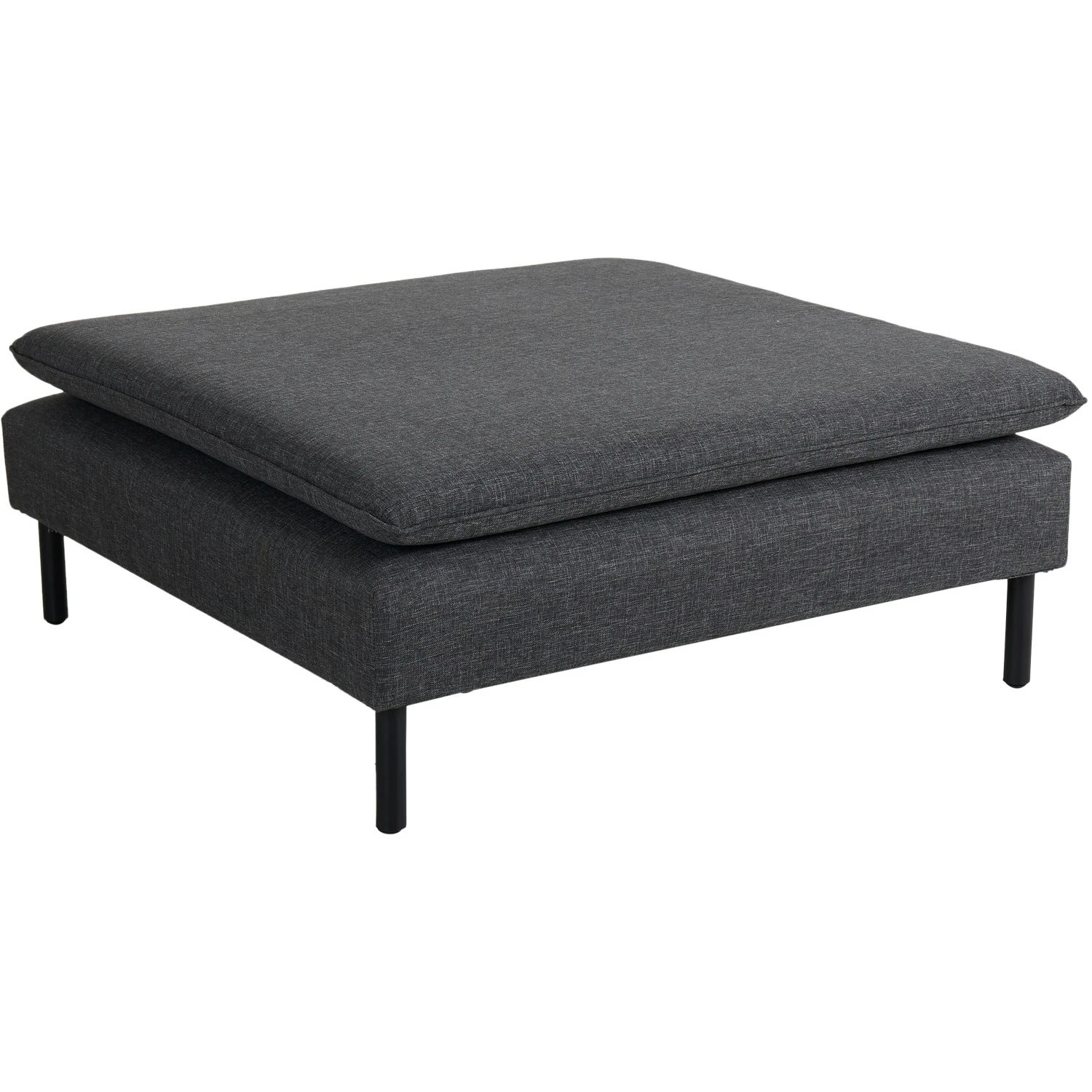 Brafab Callisto Modulsofa Sitzteil 1-Sitzer, Schwarz/Onyx