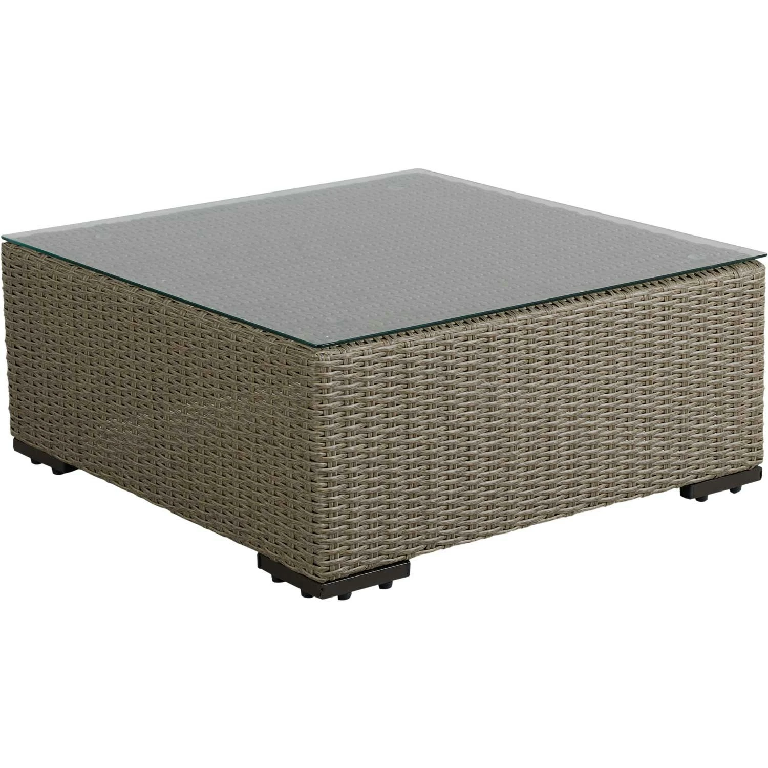 Brafab Funkia Pouf / Loungetisch 76x76x46 Cm, Beige/Sand – Bild 2