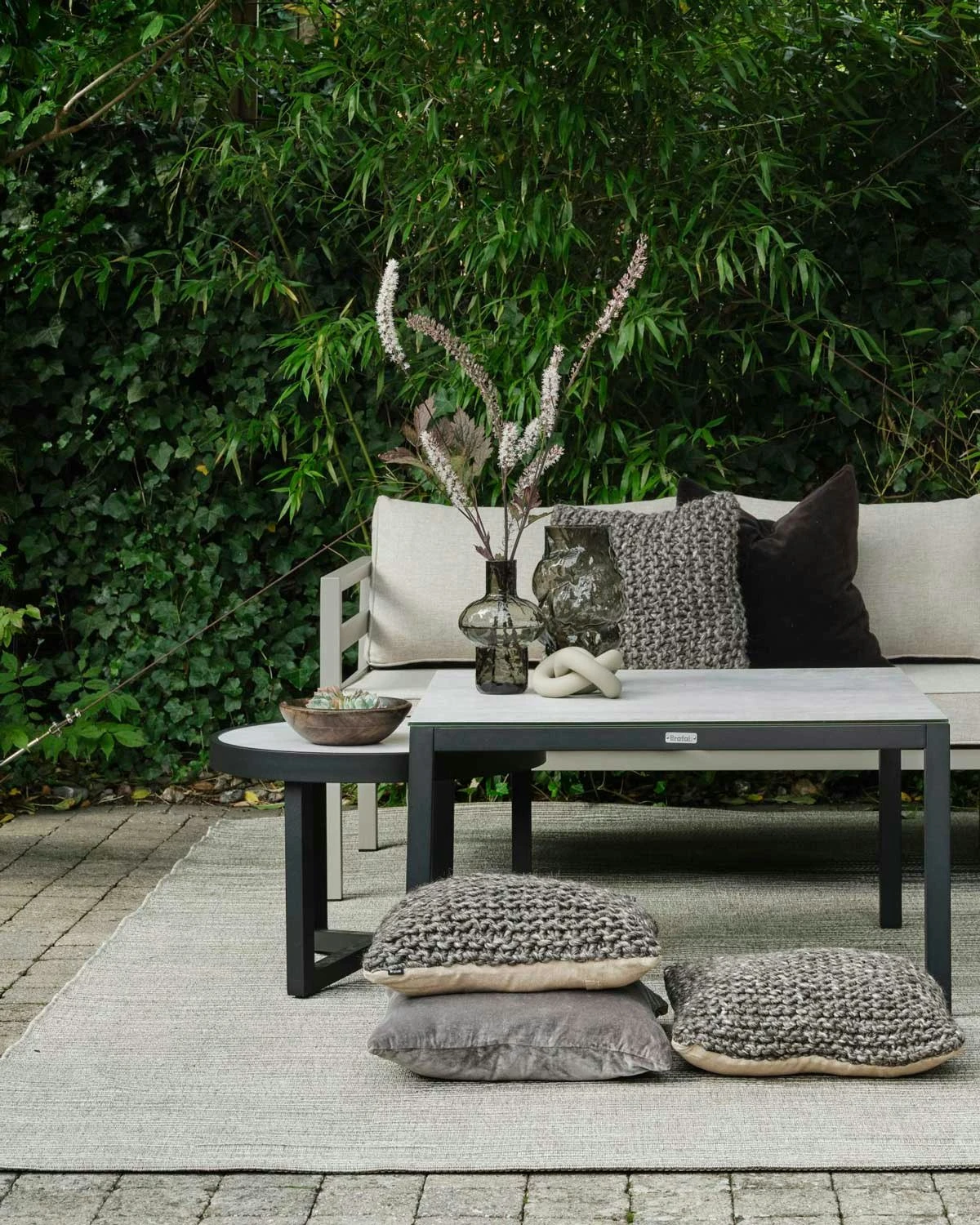 Brafab Itonda Kaffeetisch Schwarz/Sand, Ø60x40 Cm – Bild 2