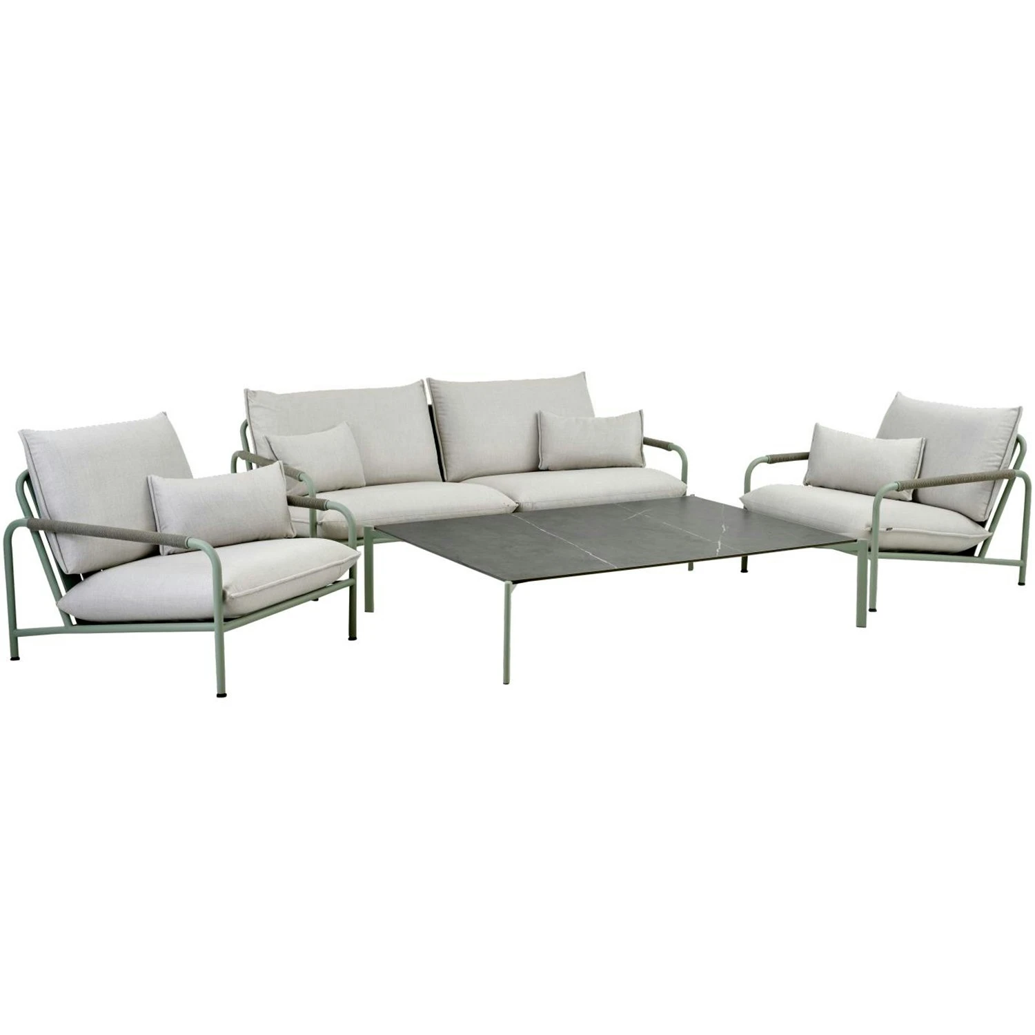 Brafab Lerberget Sofa 2,5-Sitzer, Grün – Bild 3
