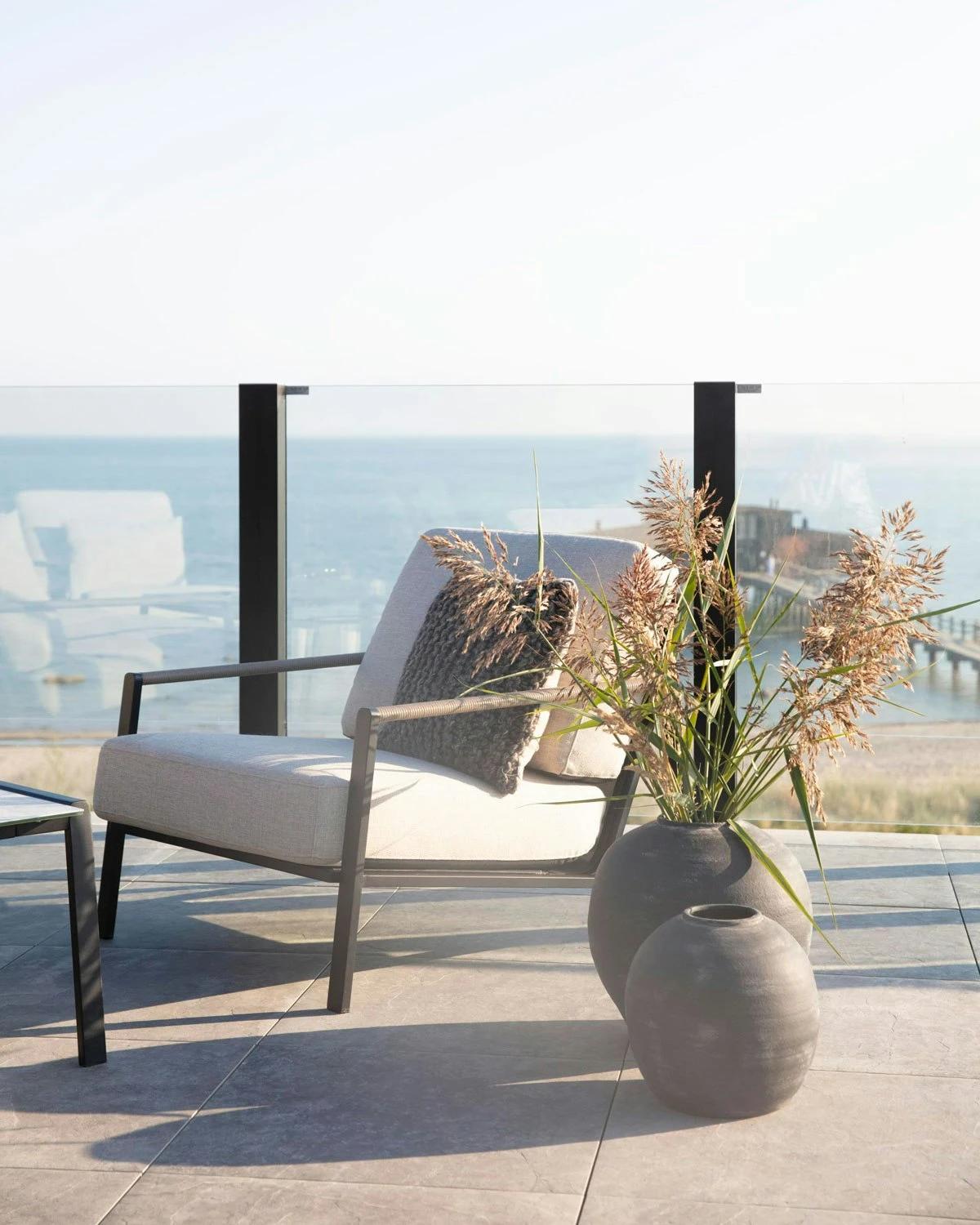 Brafab Lyra Lounge-Set 4,5 Sitzplätze, Schwarz/Sand – Bild 4