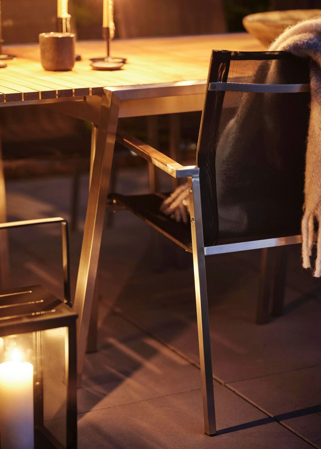 Brafab Naos Esszimmerstuhl, Edelstahl/Dunkelgrau – Bild 4