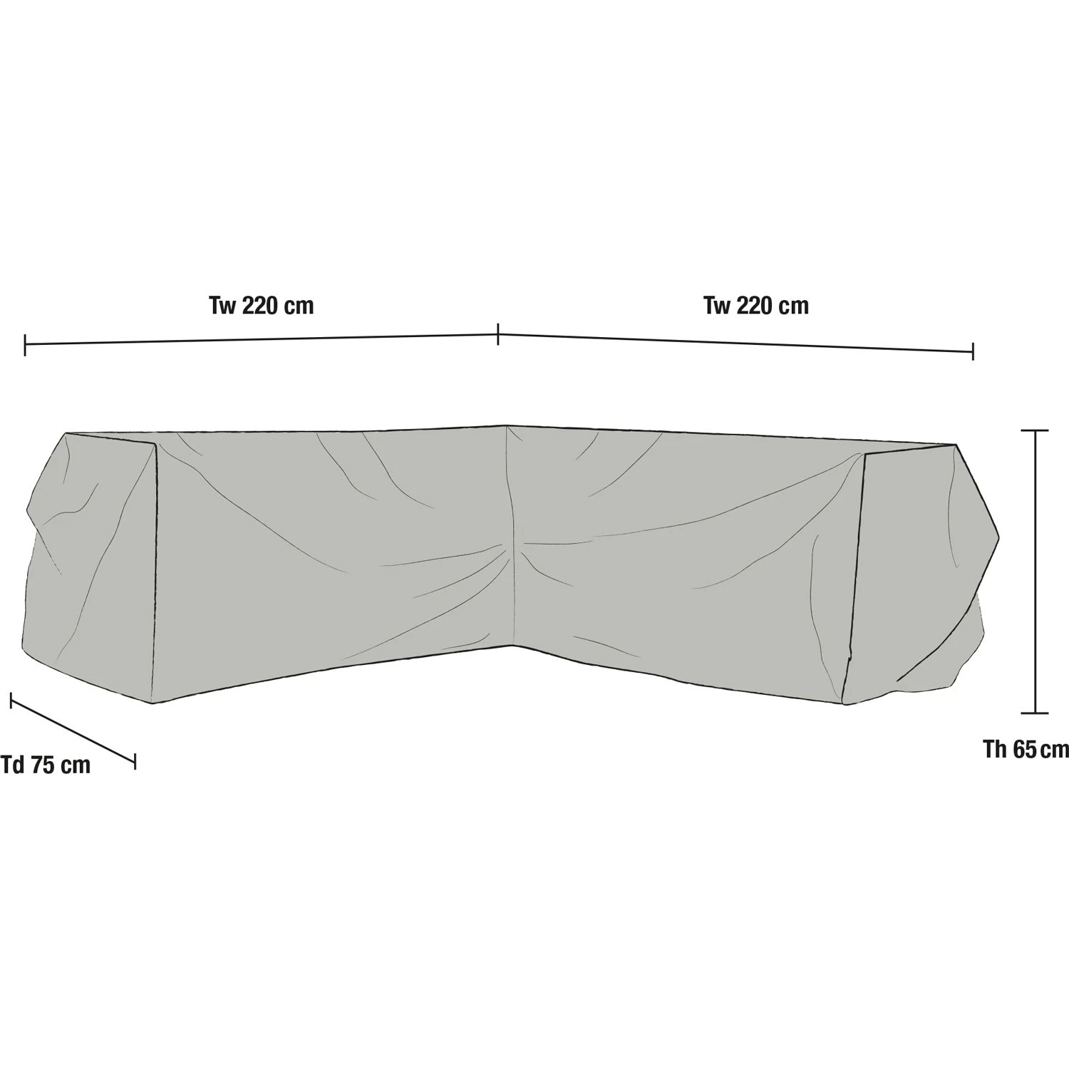 Brafab Sofaschutz, 220x75x65 – Bild 2