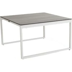 Brafab Talance Coffee Table 80x80cm H45, White / Dark Grey
