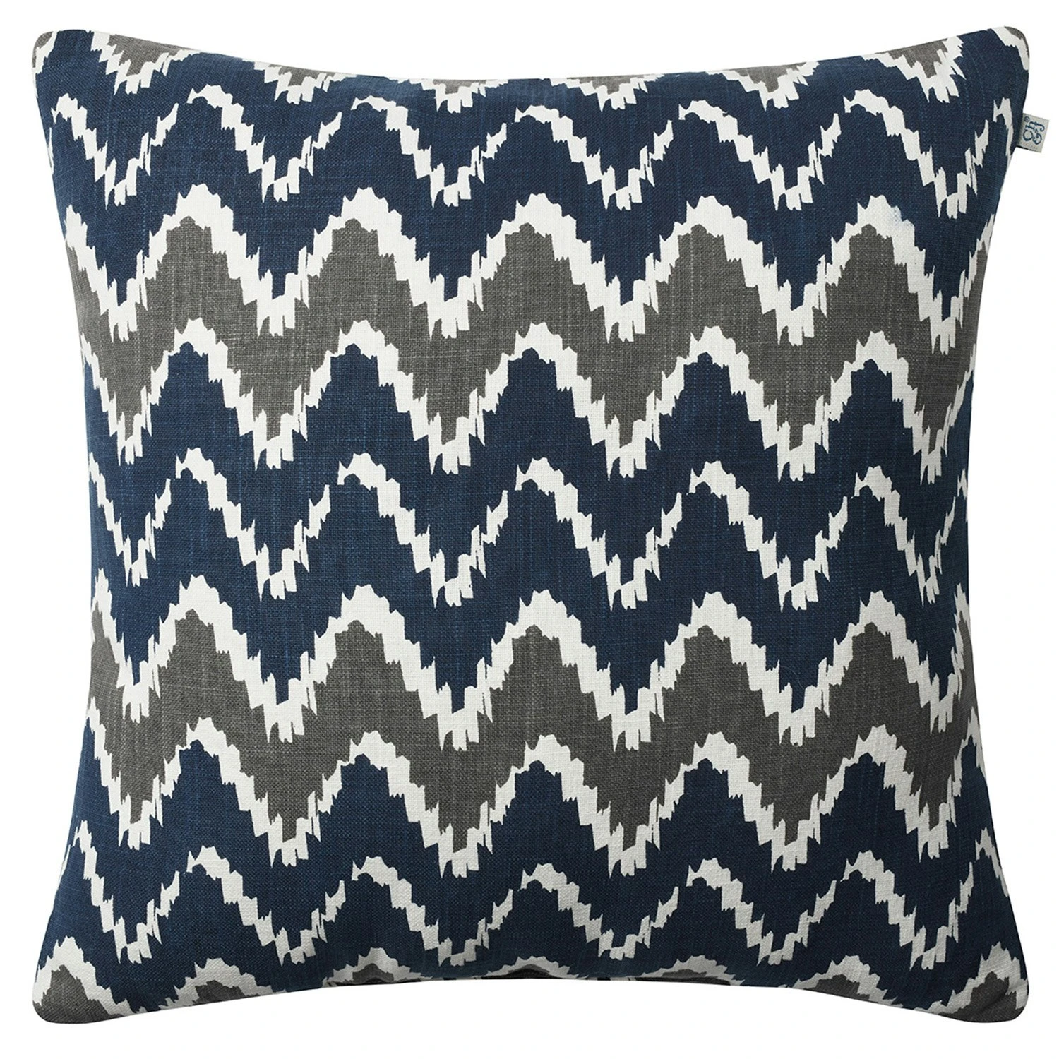 Ikat Bangalore Outdoor-Kissen 50x50 Cm, Navy/Grey