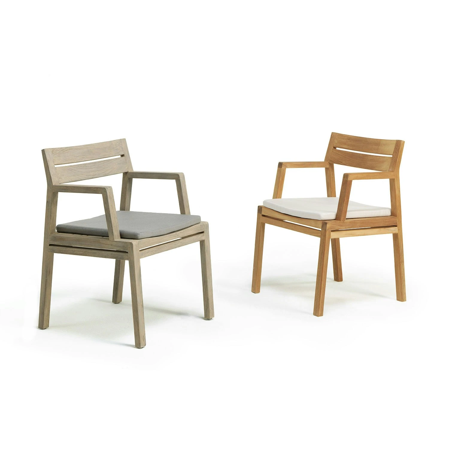 Costes Lehnstuhl, Pickled Teak – Bild 3