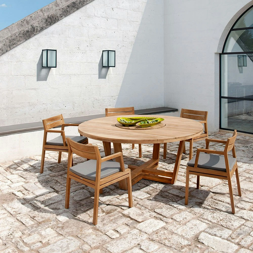 Costes Lehnstuhl, Pickled Teak – Bild 5