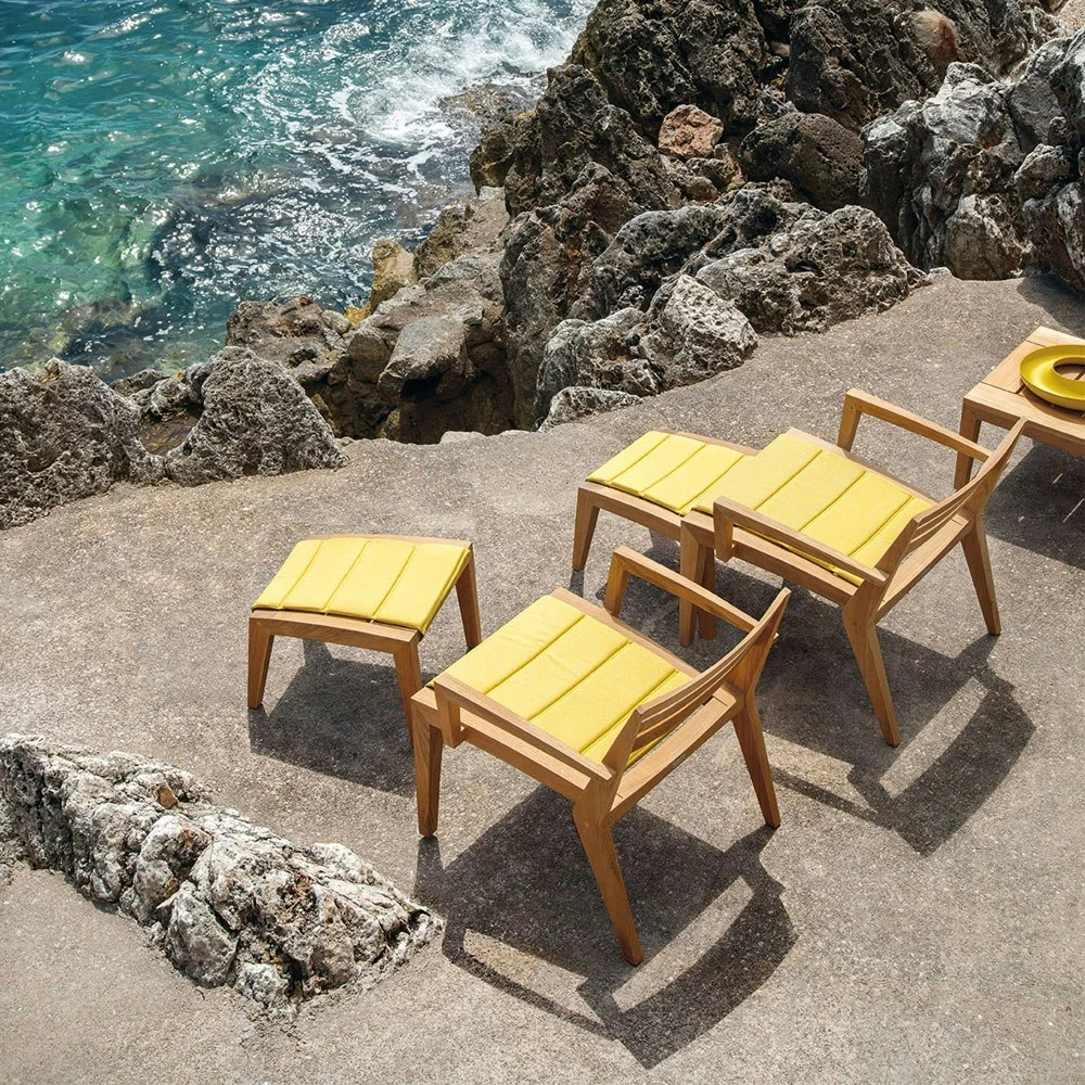 Ribot Fußstütze Teakholz – Bild 5