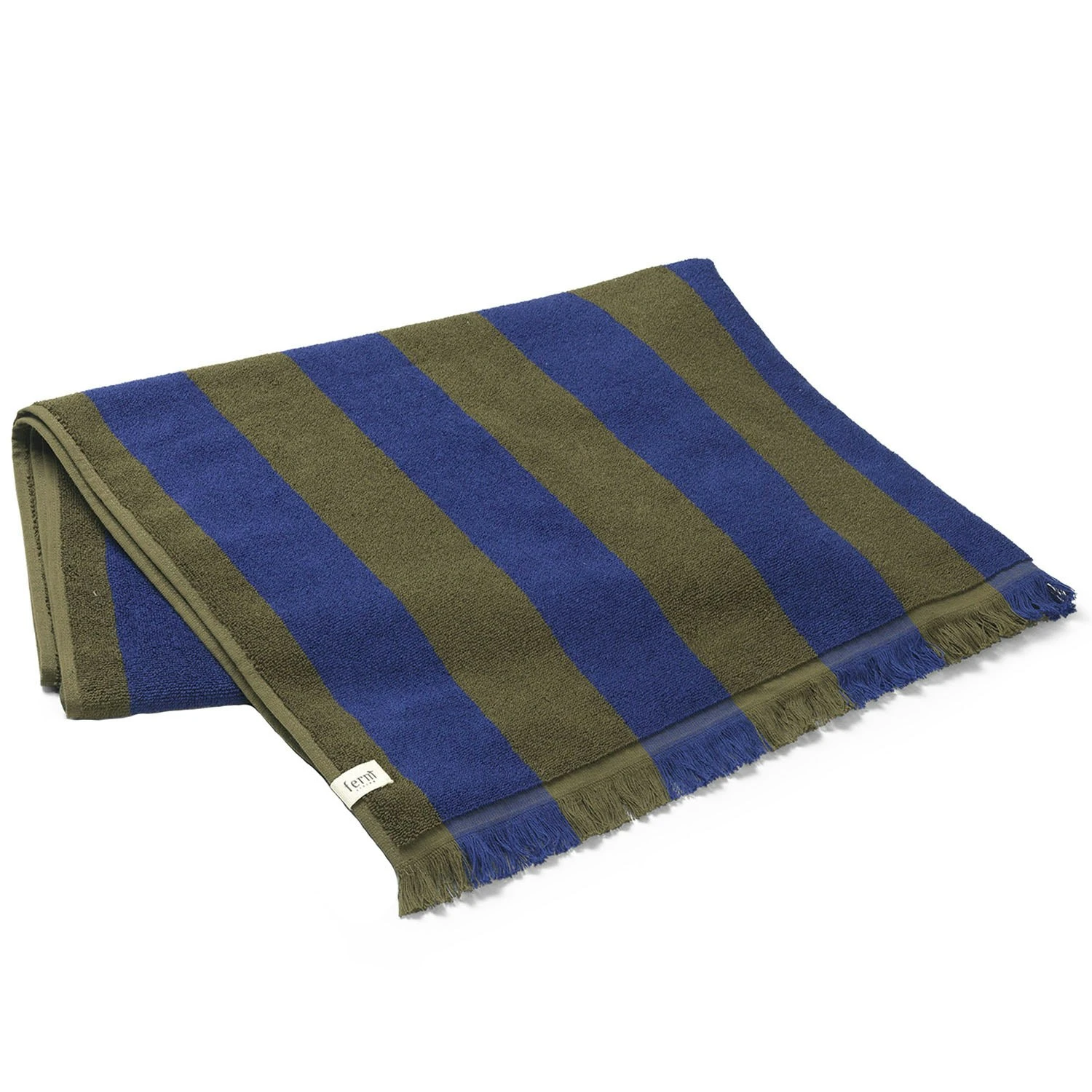 Ferm LIVING Alee Strandtuch, Olive / Clear Blue – Bild 2