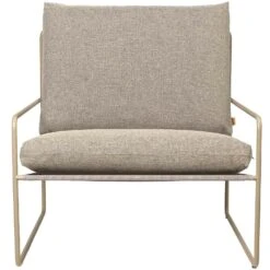 Ferm LIVING Desert Dolce Sessel Cashmere/Dark Sand