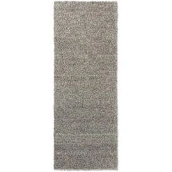 Ferm LIVING Slub Bouclé Teppich Charcoal, 80x200 Cm