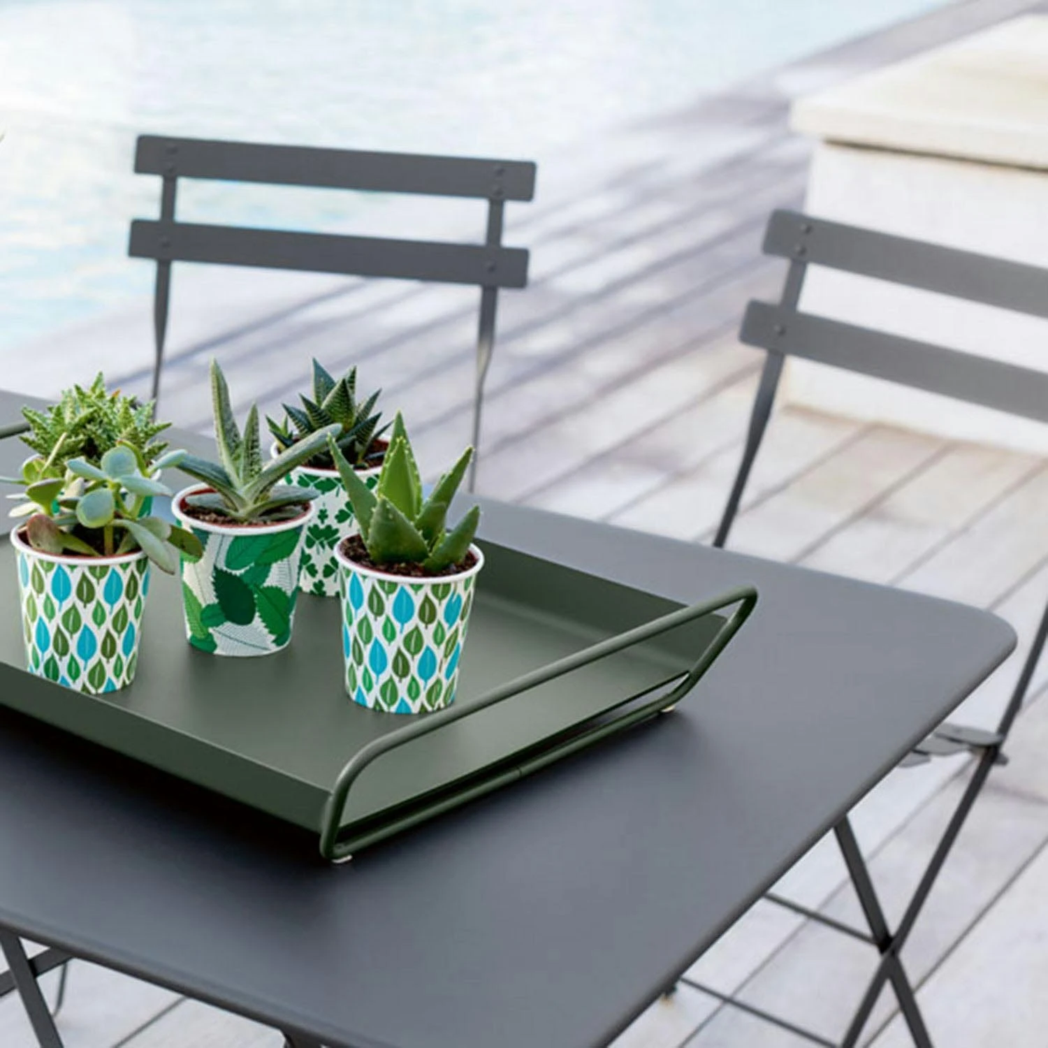 Bistro Tisch, 117x77 Cm/ Ice Mint – Bild 3