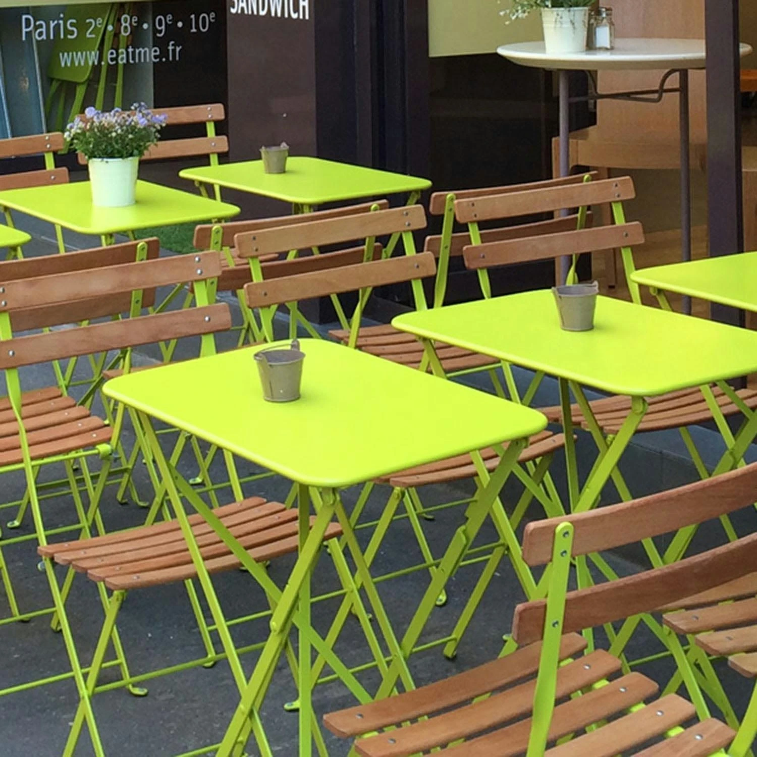 Bistro Tisch, 37x57 Cm/ Chili – Bild 2