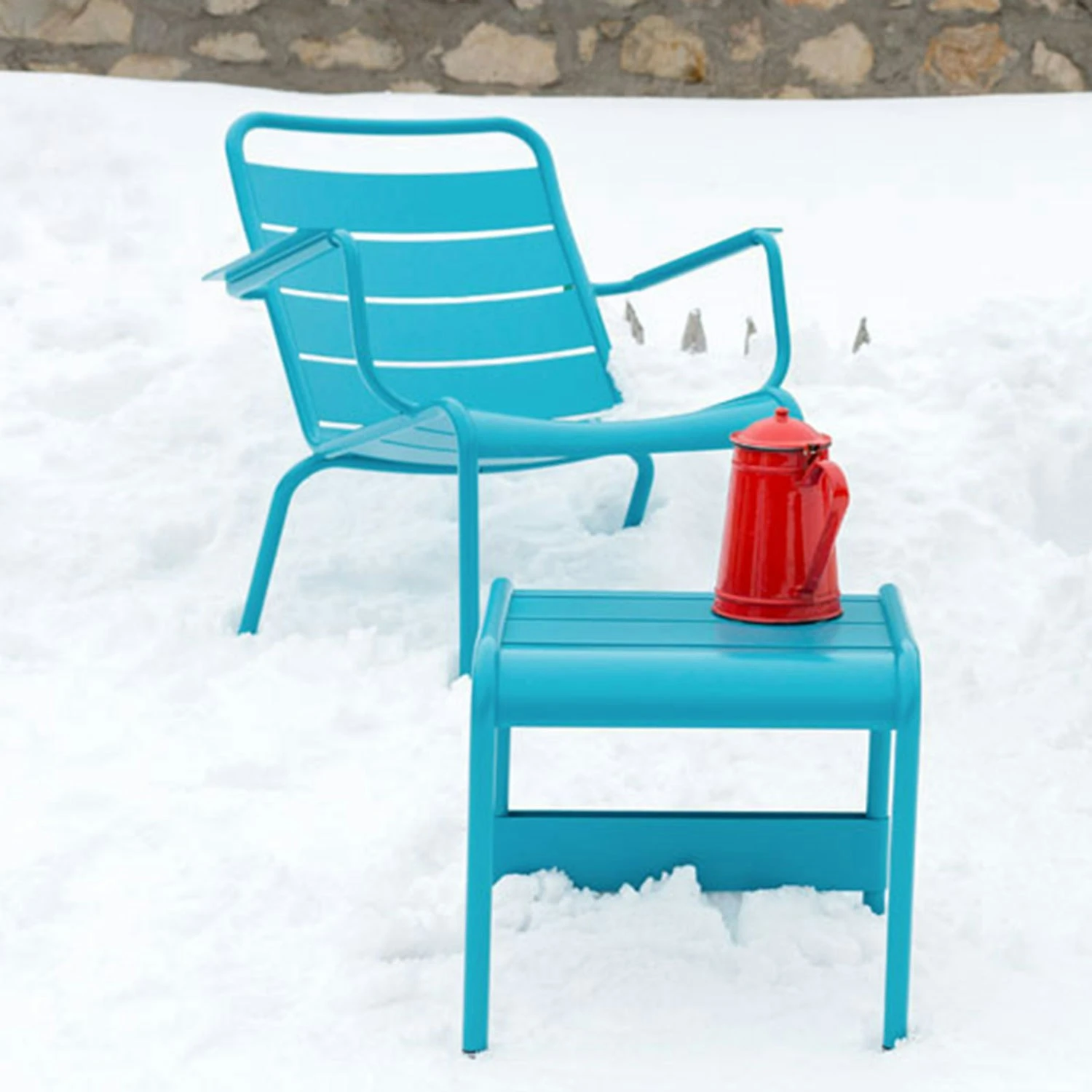 Luxembourg Fußhocker, Cedar Green – Bild 4