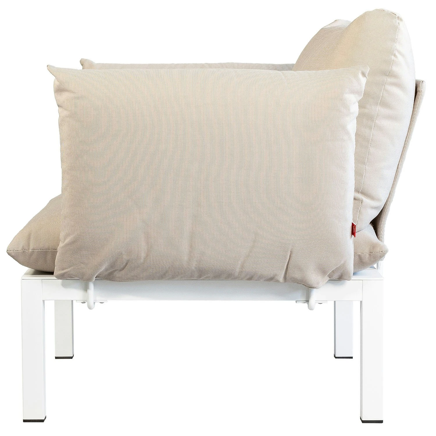 FIAM Domino Sessel, Beige/Weiß – Bild 2