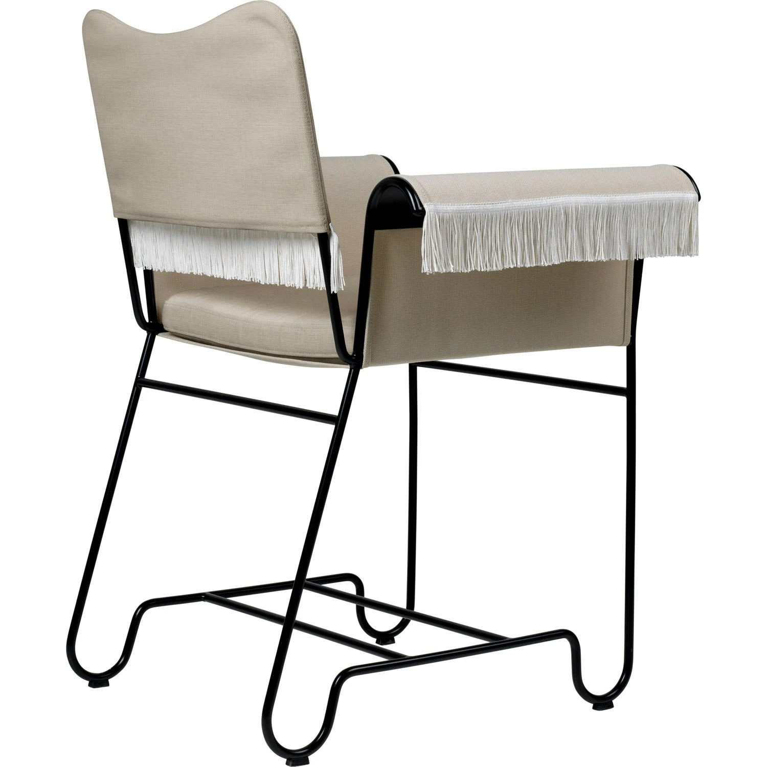 Gubi Tropique Esszimmerstuhl Mit Fransen, Classic Black / Udine 12 – Bild 2