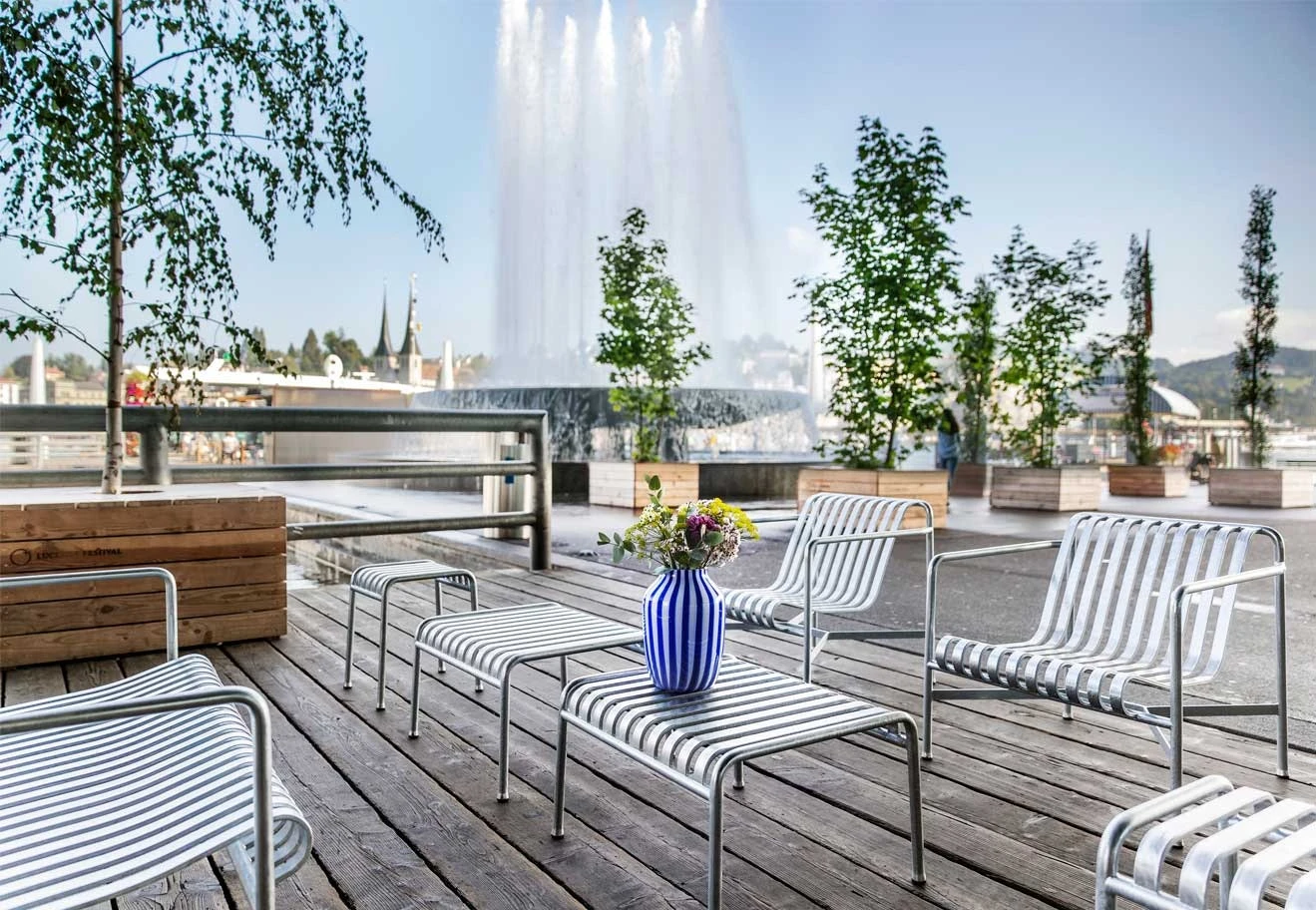 Hay Palissade Loungesessel Kurz, Feuerverzinkt – Bild 2