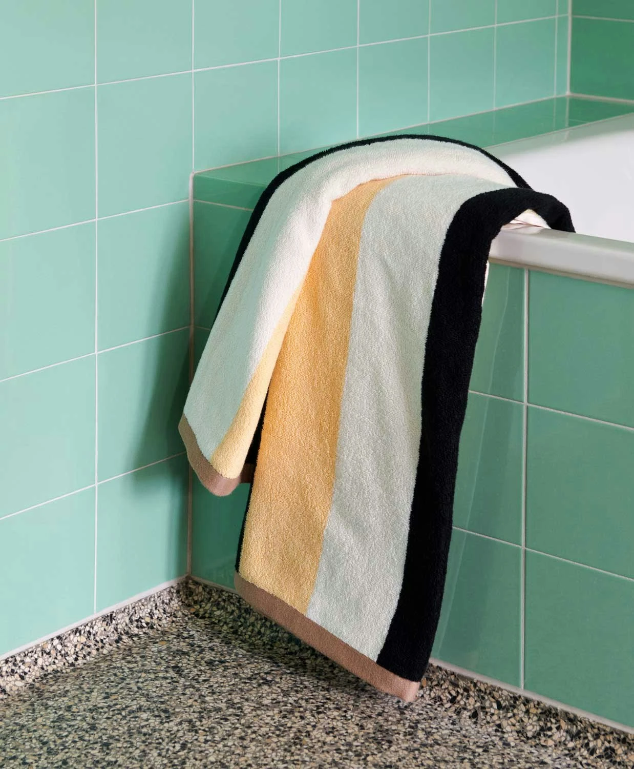 Hay Trio Strandtuch 170x90 Cm, Gelb – Bild 3