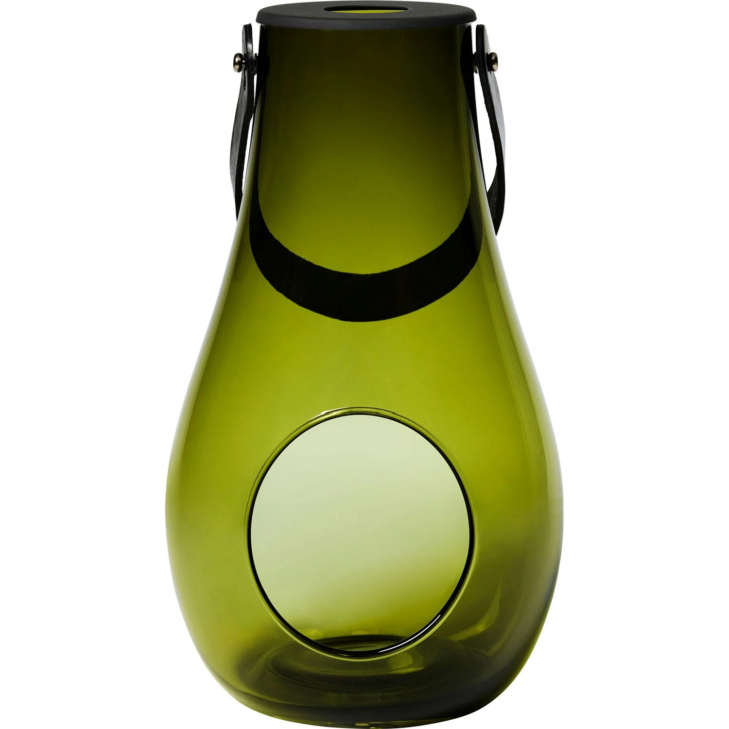 Holmegaard Design With Light Laterne Olive, H29 Cm