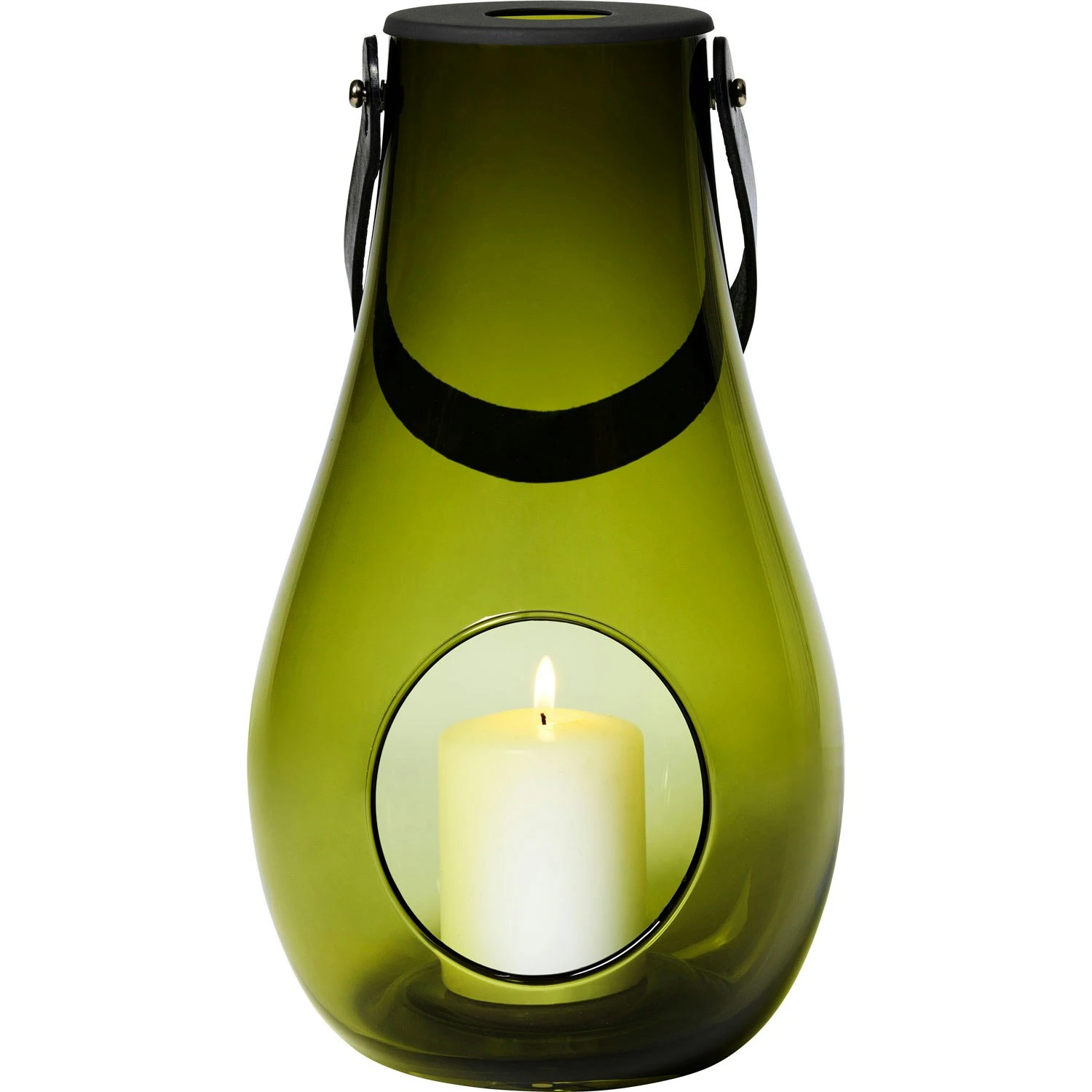 Holmegaard Design With Light Laterne Olive, H29 Cm – Bild 3