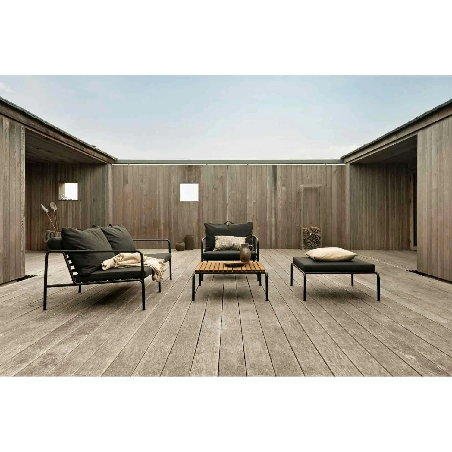 AVON 2-Sitzer-Sofa, Char – Bild 2