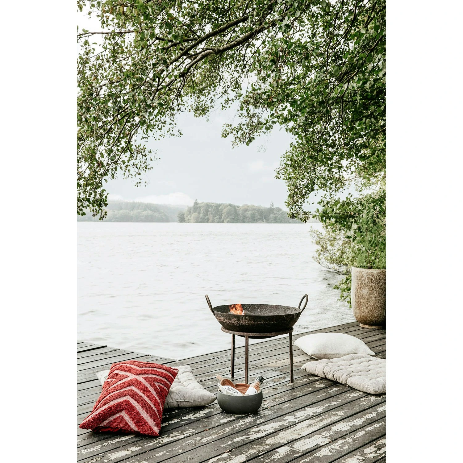 House Doctor Feuerkorb, Schwarz – Bild 3