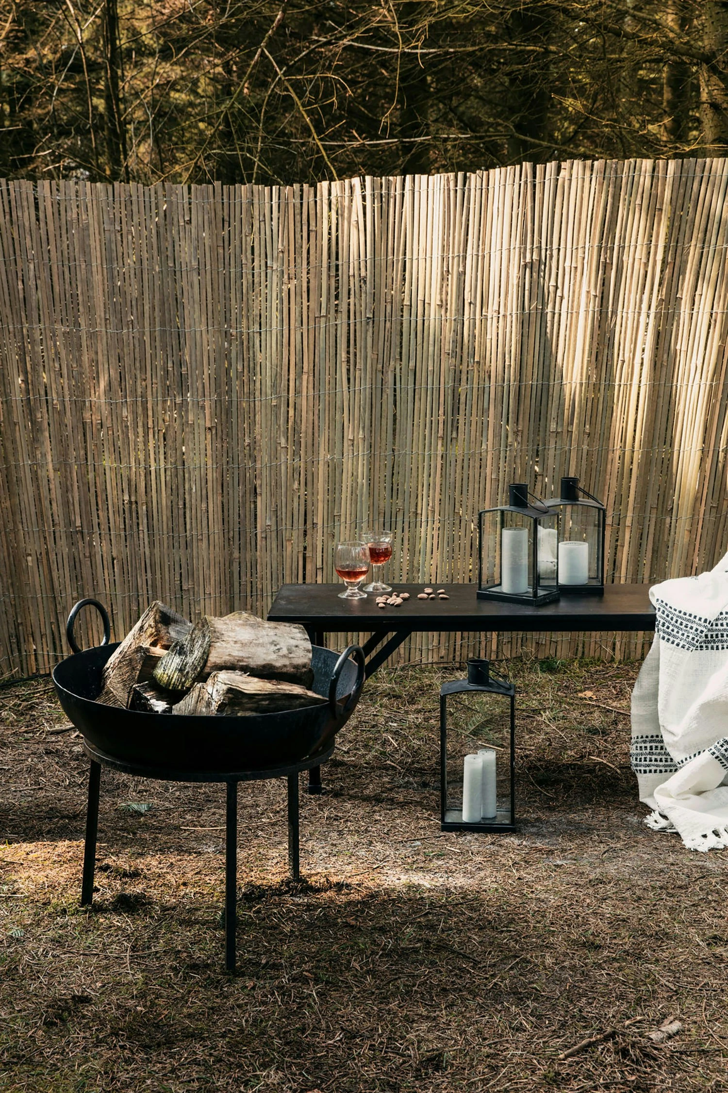 House Doctor Feuerkorb, Schwarz – Bild 2