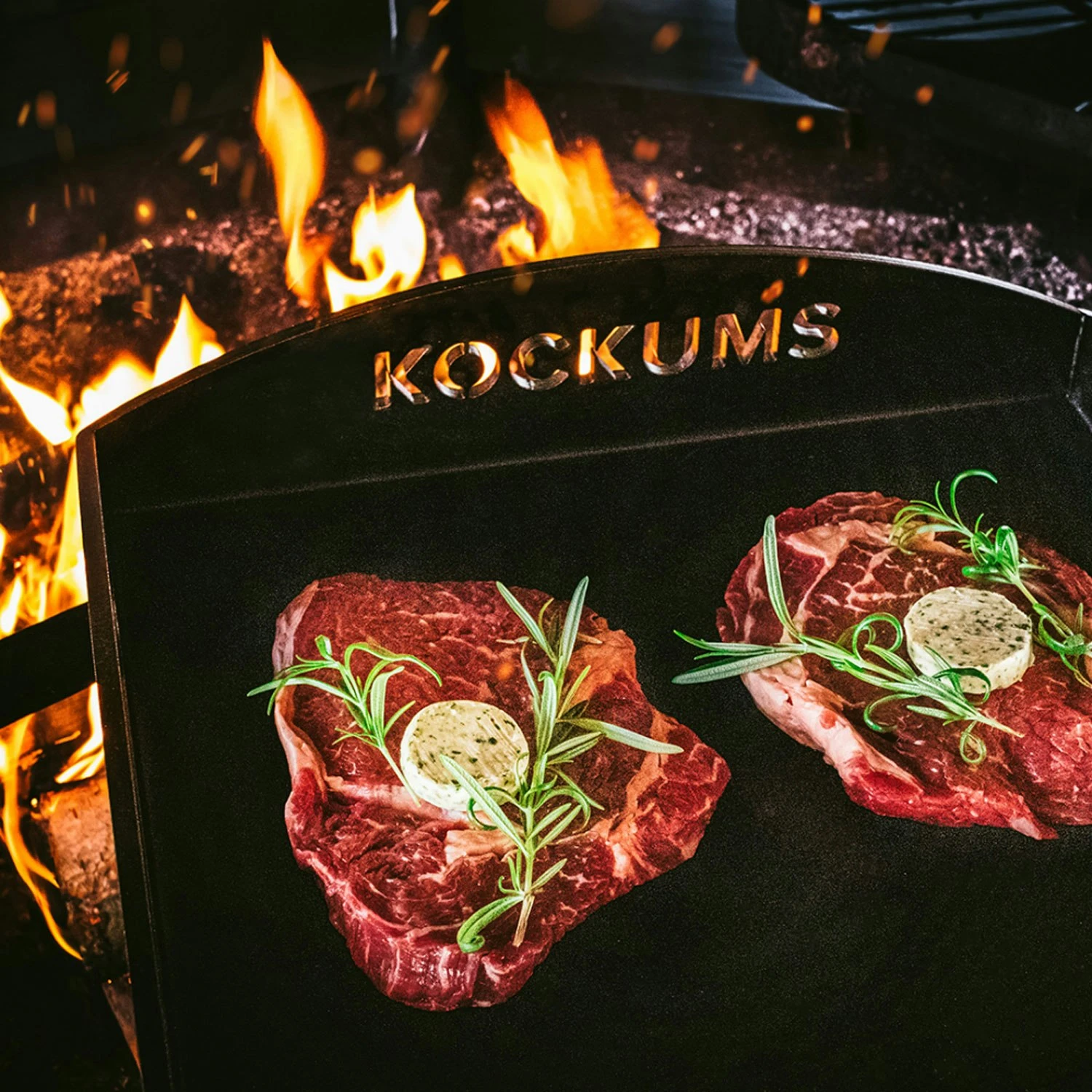 Kockums Jernverk Grill Karbonstahl, 35x35 Cm – Bild 3