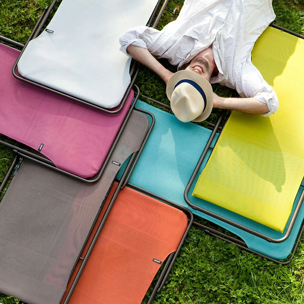 Lafuma Maxi Transat Batyline® Iso Liegestuhl, Seigle II – Bild 4