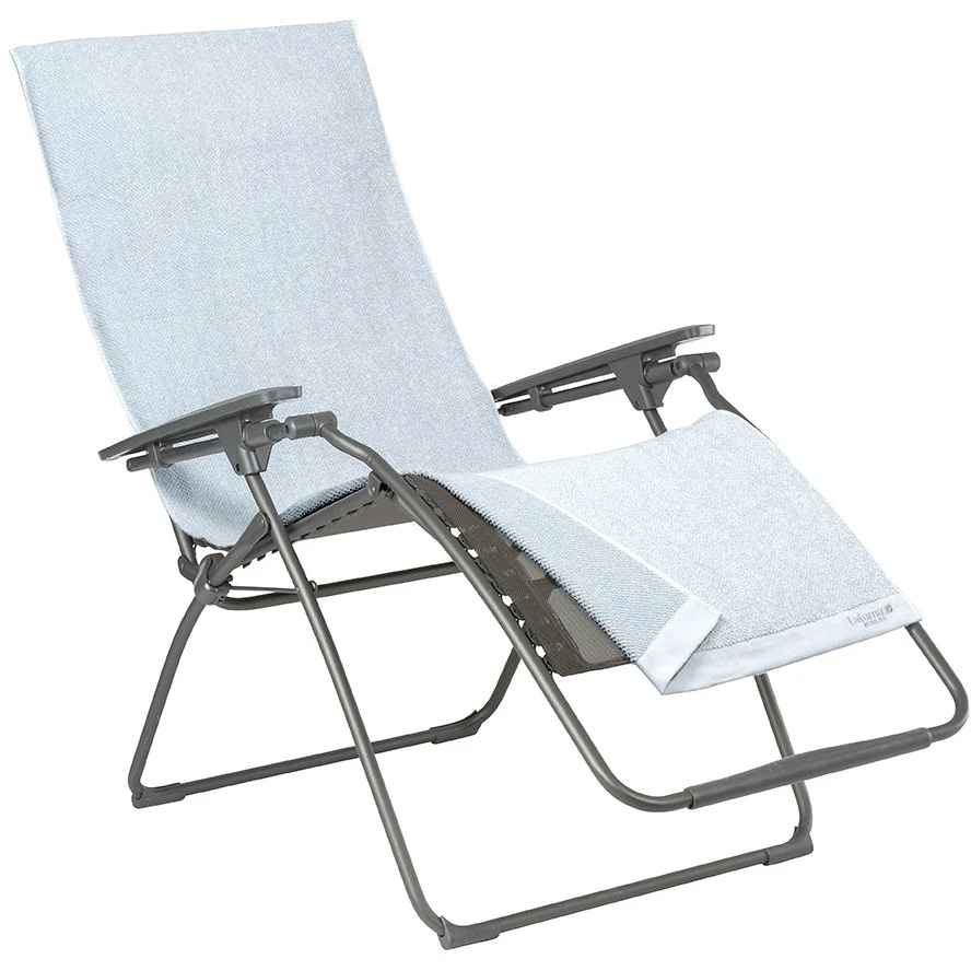 Lafuma Strandbadetuch Für Liegestuhl, Hellgrau – Bild 2