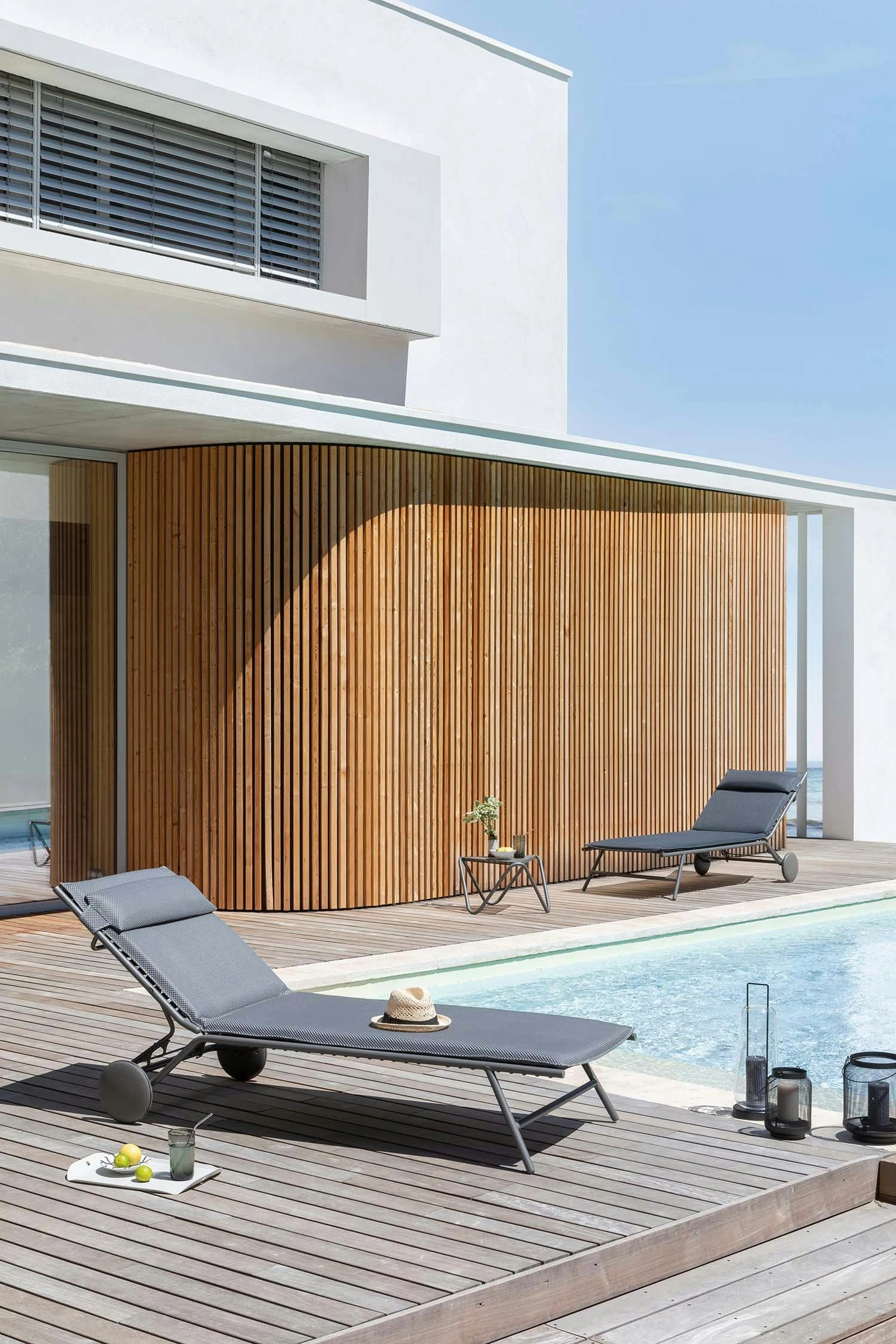 Lafuma Miami II BeComfort® Sonnenliege, Silber – Bild 5