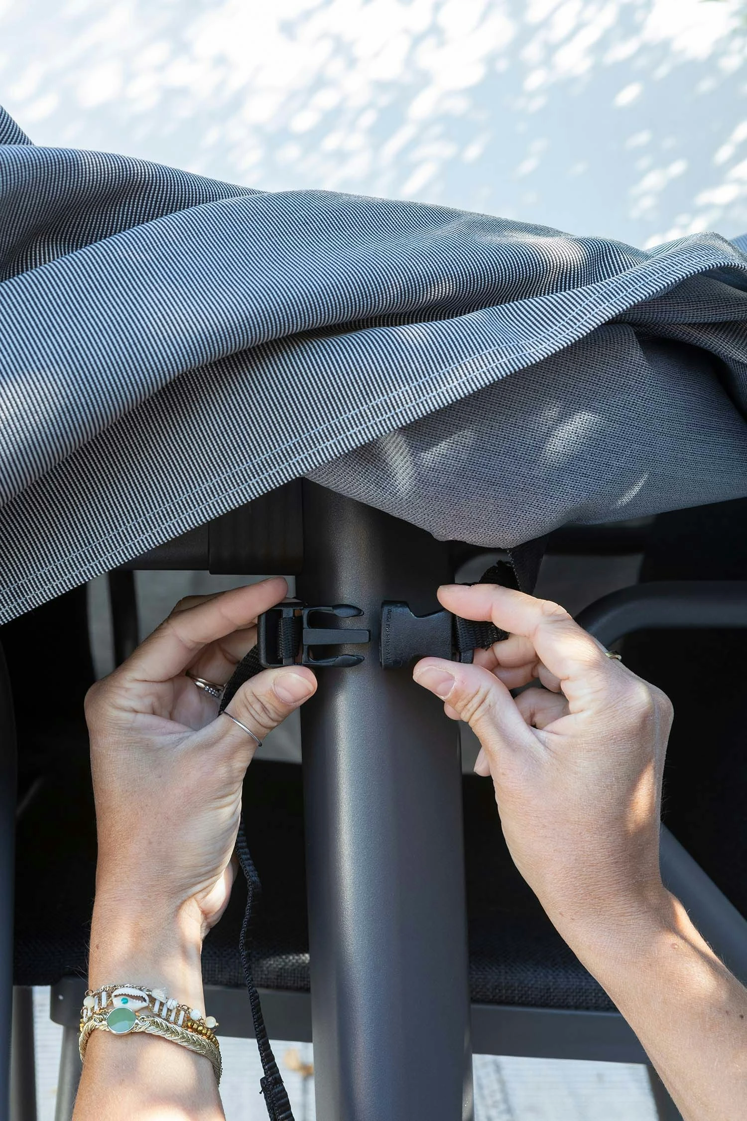 Lafuma Oron Möbelabdeckung Anthrazit, S/M – Bild 4