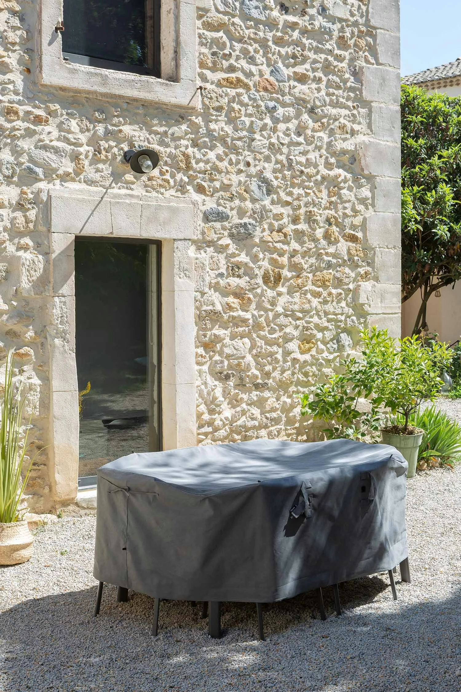 Lafuma Oron Möbelabdeckung Anthrazit, S/M – Bild 2