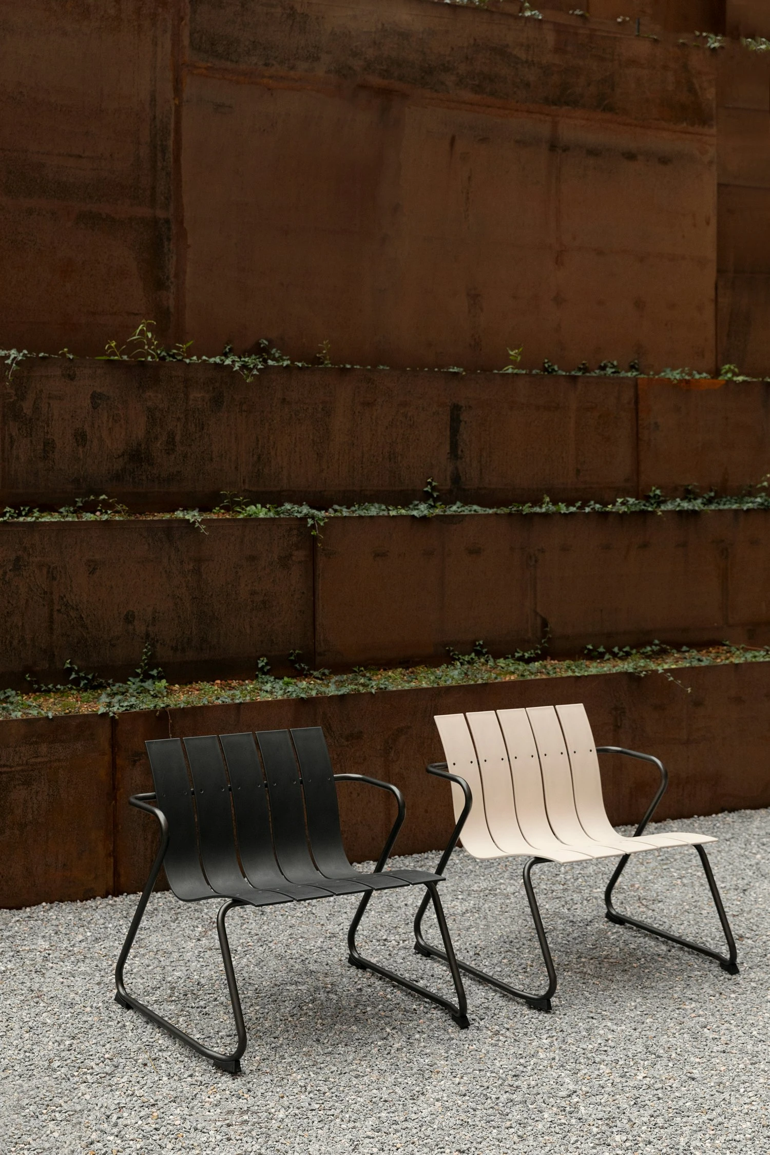 Mater Ocean Lounge Stuhl, Schwarz – Bild 3