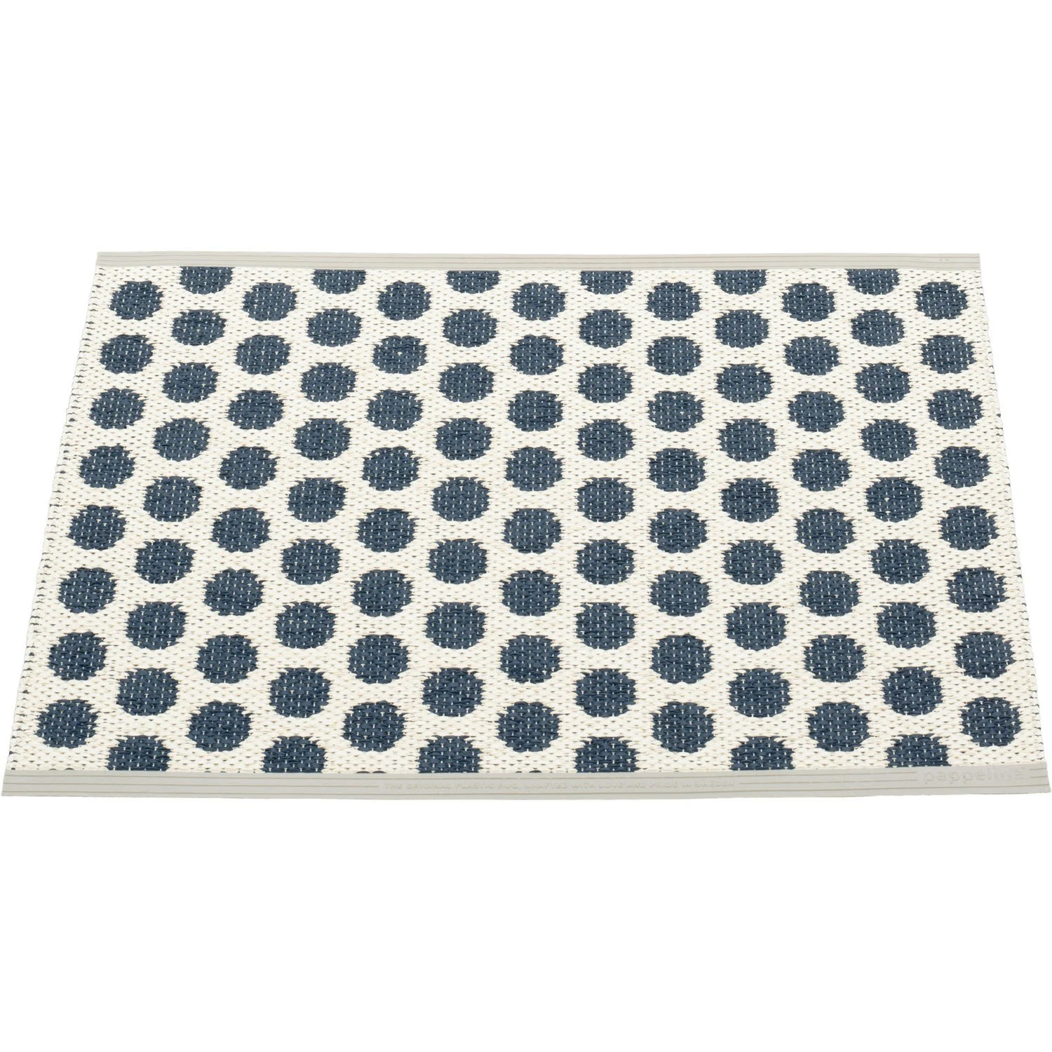 Noa Teppich Dunkelblau / Vanilla / Warmes Grau, 50x70 Cm – Bild 2