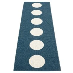 Vera Matte 70x225cm, Blue/Vanilla