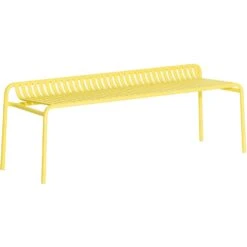 Week-End Bank Ohne Rückenlehne, Gelb