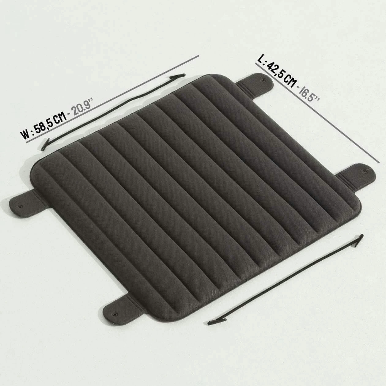 Week-end Kissen L, Anthrazit – Bild 2