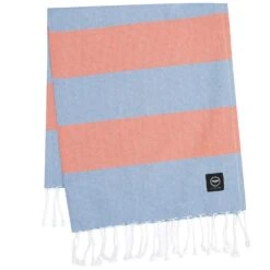 Kochi Hamam Badetuch 80x180 Cm, Blau/Orange