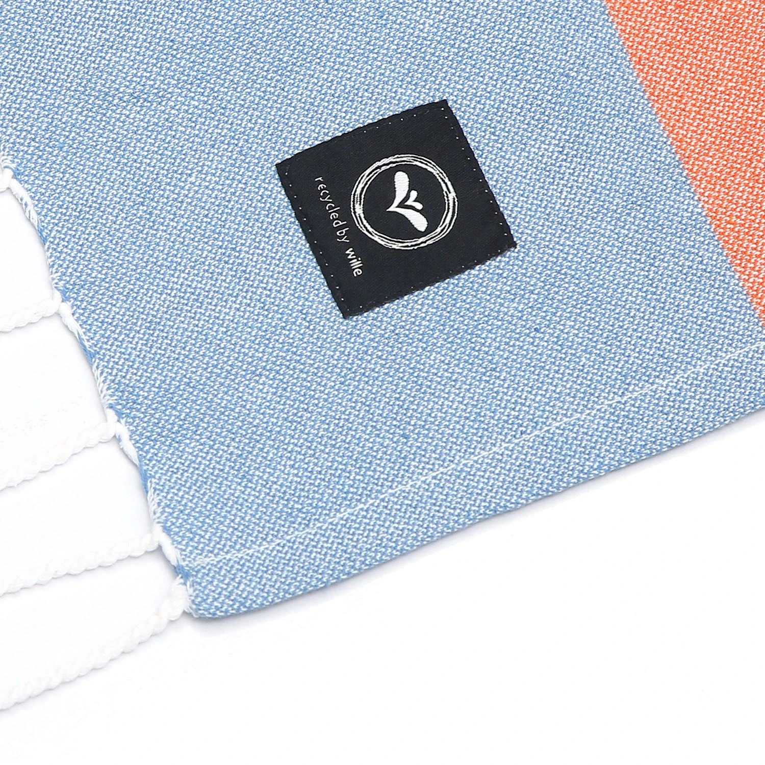 Kochi Hamam Badetuch 80x180 Cm, Blau/Orange – Bild 2