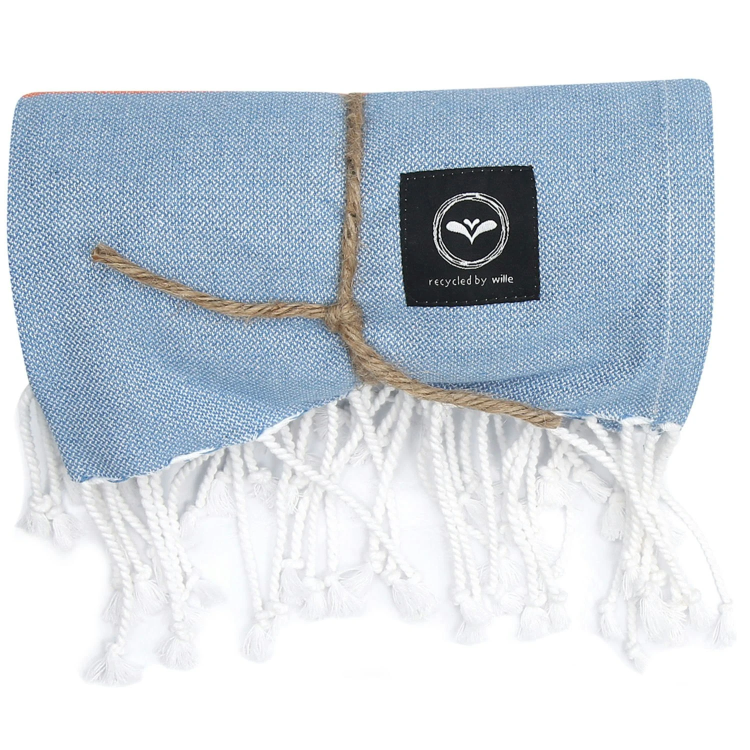 Kochi Hamam Badetuch 80x180 Cm, Blau/Orange – Bild 3