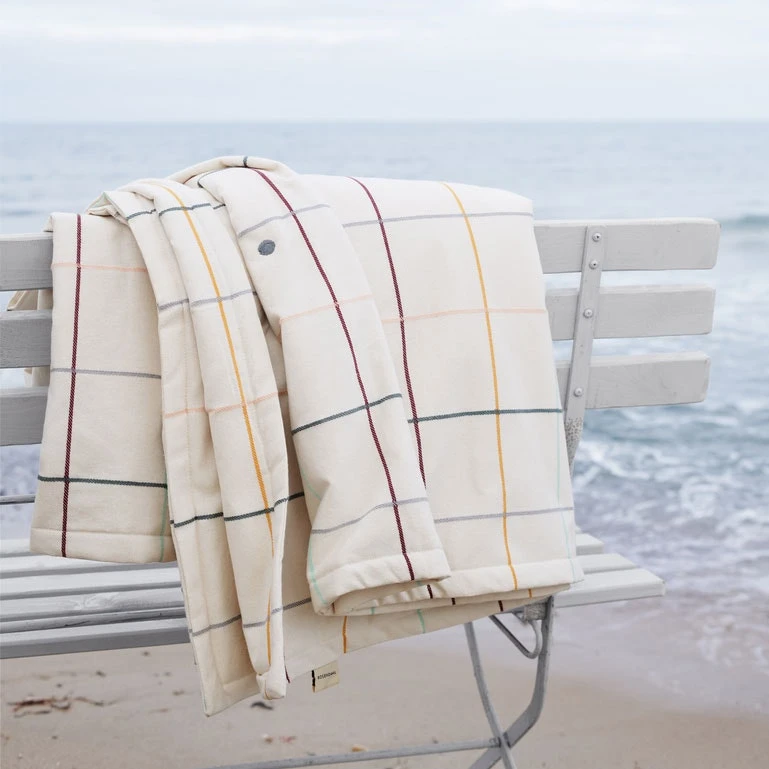 Outdoor Check Quilted Plaid 130x180 Cm Multi – Bild 2