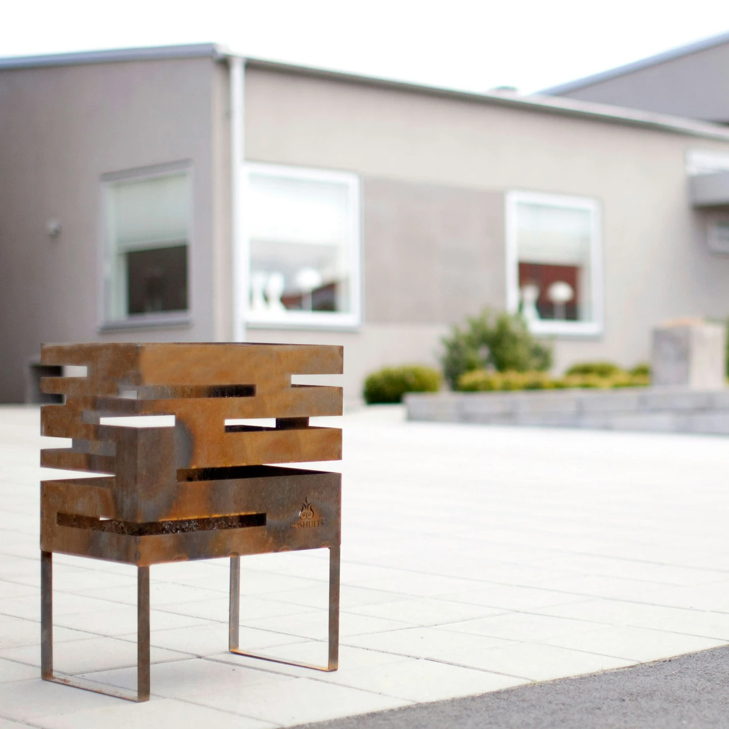 Röshults Urban 50 Fire Basket, Untreated Steel – Bild 4