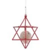 Suet Ball Feeder Star, Red
